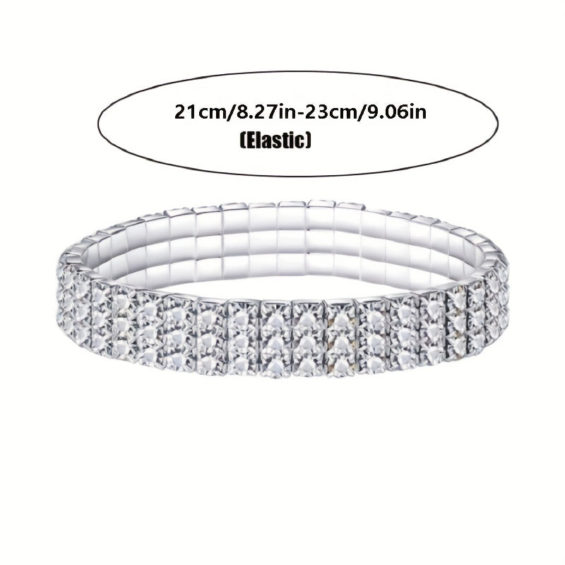 Zircon Crystal Anklet Bracelet Wedding Accessories