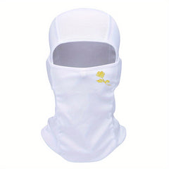 Rose Flower Print Outdoor Cycling Hat Sunscreen Windproof Headgear