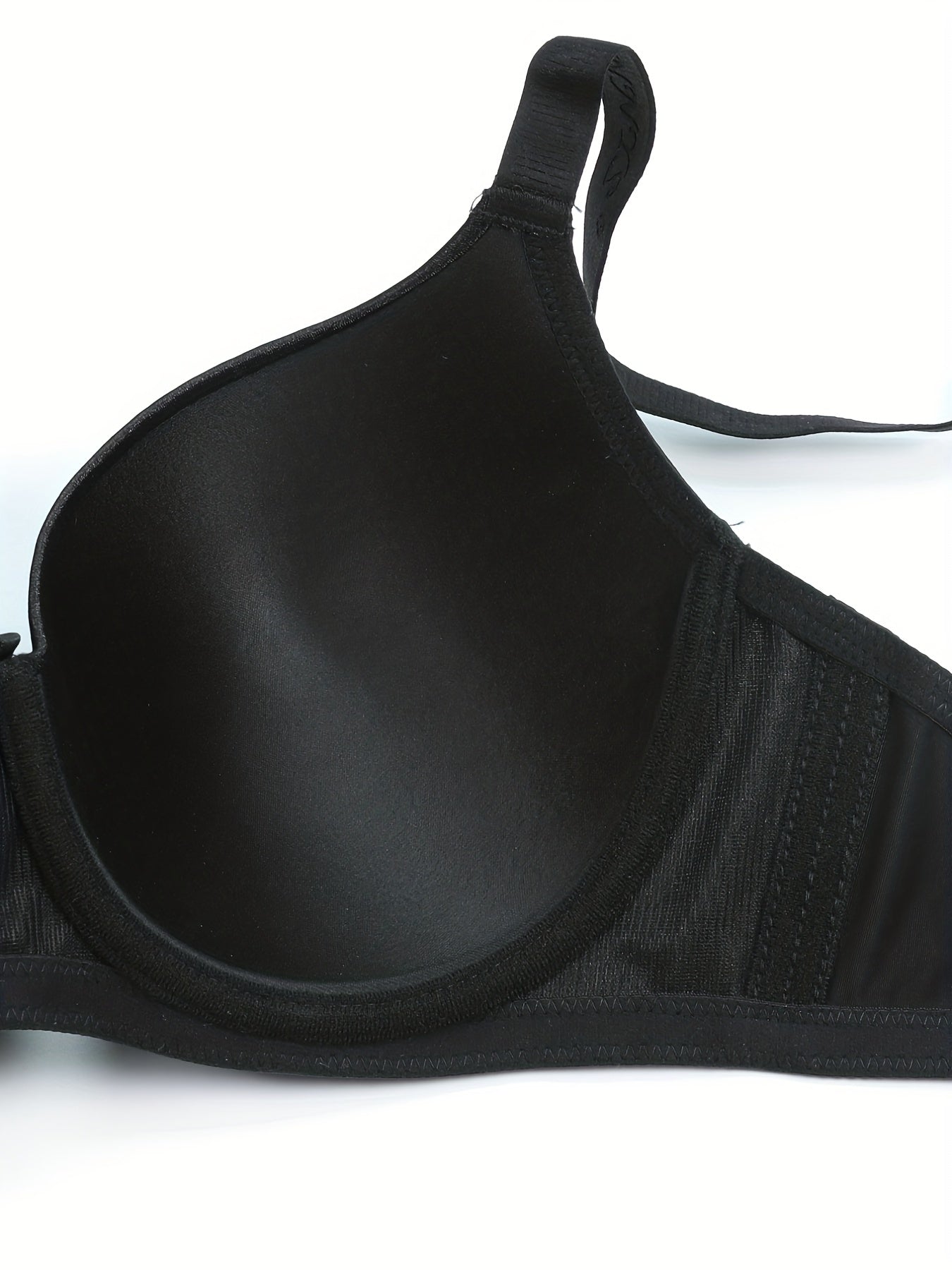 Plus Size Rhinestone Molded Cup Bralette