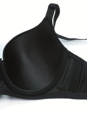 Plus Size Rhinestone Molded Cup Bralette