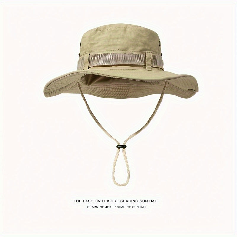 Boonie Hat with Drawstring for Outdoor Activities