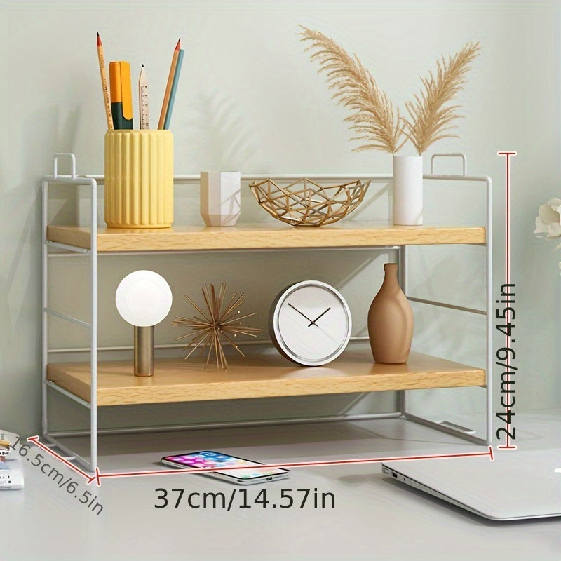 Desktop Shelf Office Desk Storage Dormitory Desk Finishing Table Shelf