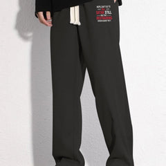 Men's Casual Loose Fit Stretch Waist Drawstring Pants