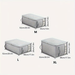 Large Underbed Storage Bag for Bedding and Pillowcases