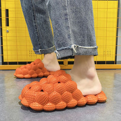 Men's Massage Bubble Slides Cushioned Spa Slippers Golf Ball Cloud Shoes