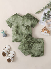 Toddler Boys Tie Dye 2 Piece Outfit