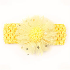 Artificial Flowers Decor Headband for Baby Girls