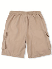 Men's Cargo Short Pants Breathable Baggy Shorts Outdoors
