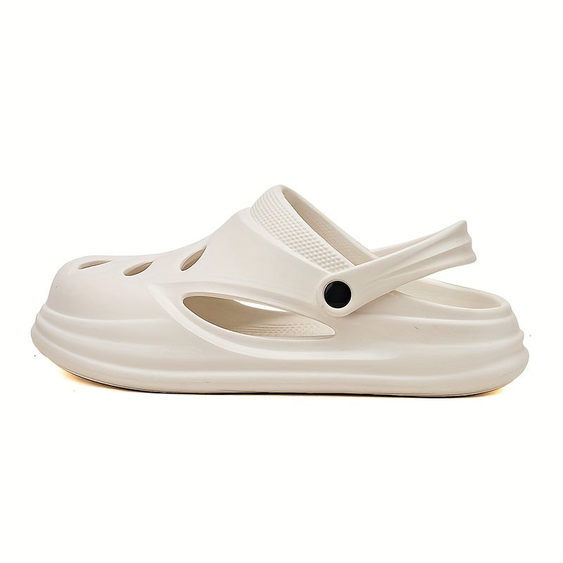 Men's Lightweight Comfy Clogs Hollow Out Non Slip Garden Shoes
