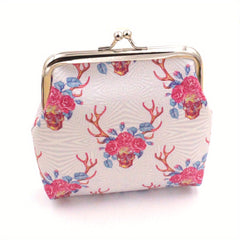 Skull Head Coin Purse Earphone Bag Girls Vintage Birthday Gift