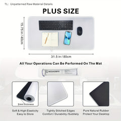 XL Large Mouse Pad Ultra Thin Desk Mat Non Slip Rubber Base