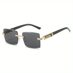 Leopard Head Sunglasses with Case & Cloth
