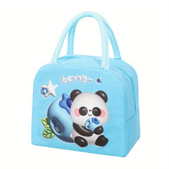 Cartoon Pattern Insulation Bag Portable Lunch Bag for Outdoor Camping School