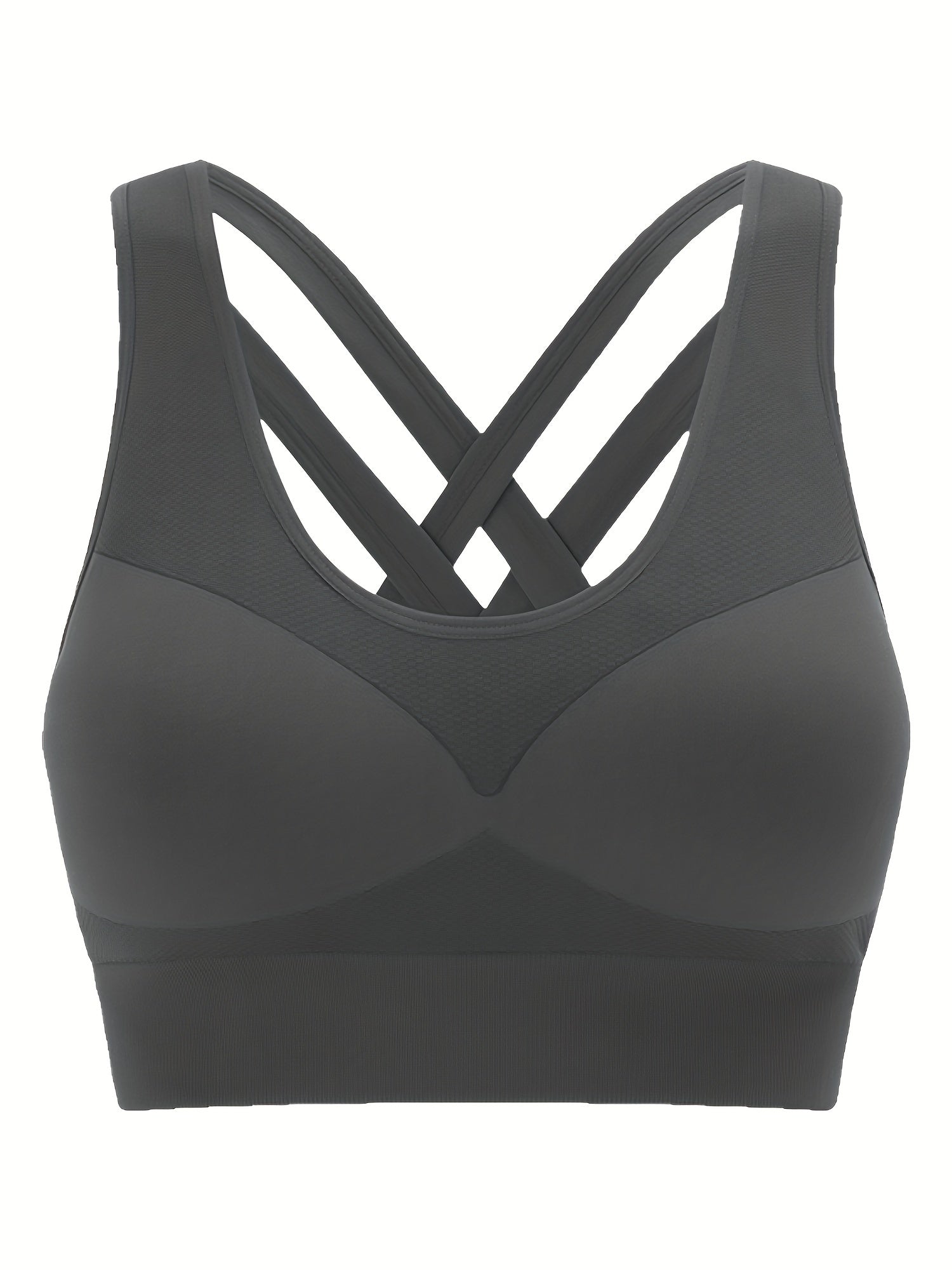 Seamless Criss Cross Back Tank Bra