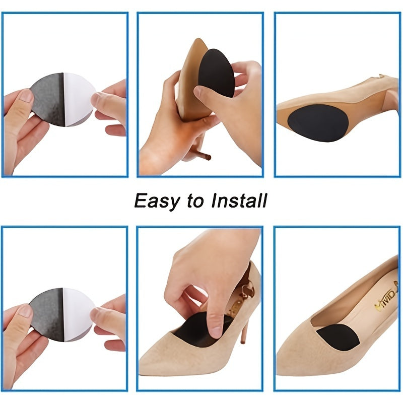 Rubber Sole Anti-slip Stickers for High Heels - 6.9x3.62in