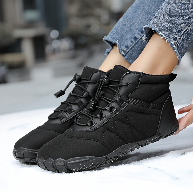 Women's Snow Boots Winter Shoes Warm Lace Up Waterproof Short Boots
