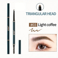 Triangle Head Eyebrow Pencil Fine Smooth Smudge Proof Makeup Stick