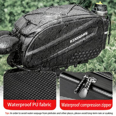Hard Shell Rear Rack Pack for Mountain Bikes