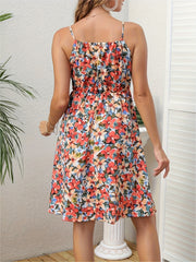 Floral Print Cami Dress Sleeveless Casual Dress