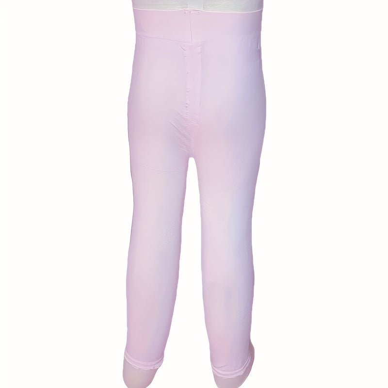 Girls Footless Tights Soft Leggings Solid Pants Kids Clothes