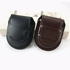 High Retro Leather Flip Pocket Watch Case Men's Watch Case
