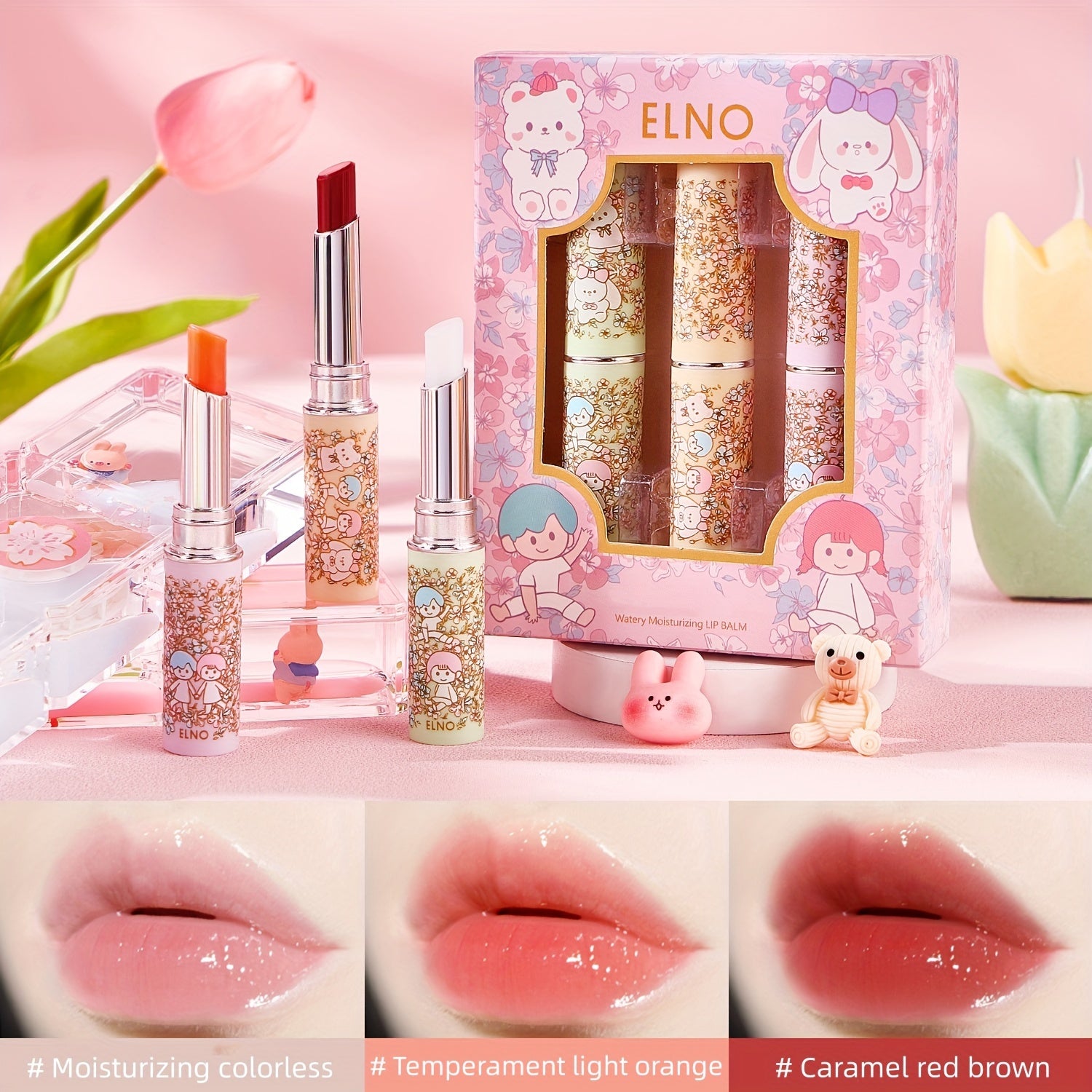 Lip Balm Set Sheer Moisturizing Lipstick Box