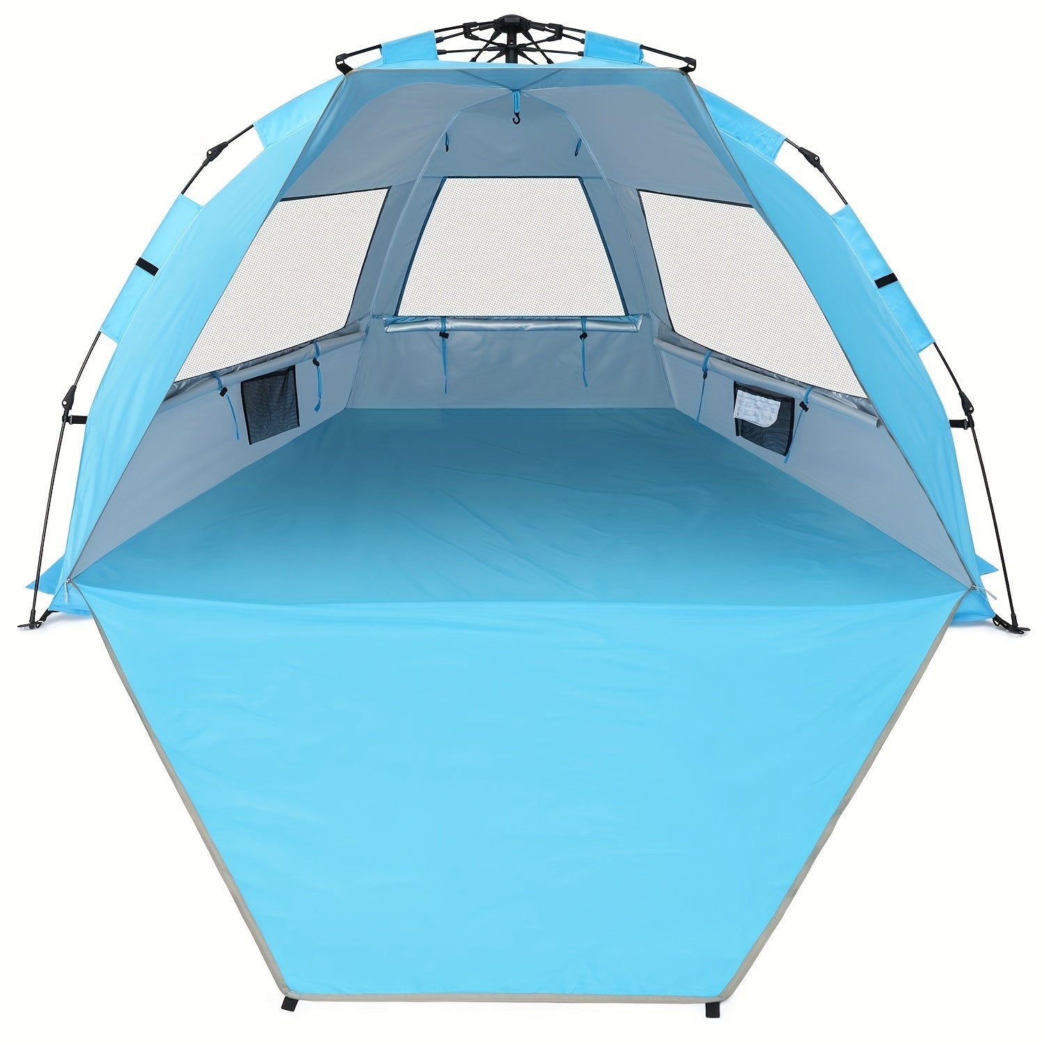 Portable Beach Tent with Windproof Design and Accessories for Outdoor Adventures