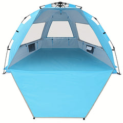 Portable Beach Tent with Windproof Design and Accessories for Outdoor Adventures