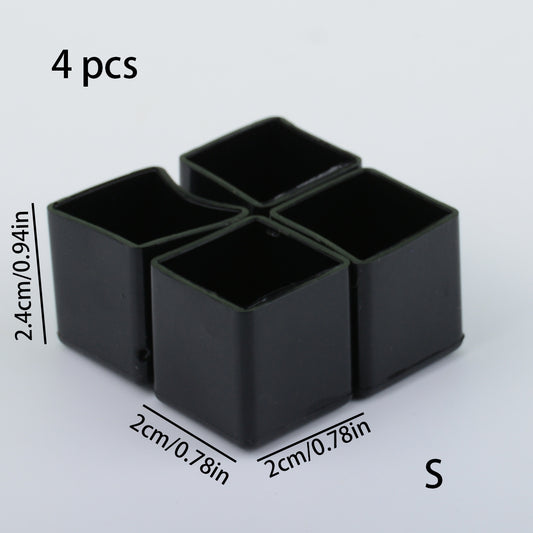 4pcs Chair Table Leg Covers Noise Dampening Surface Protection for Home Decor