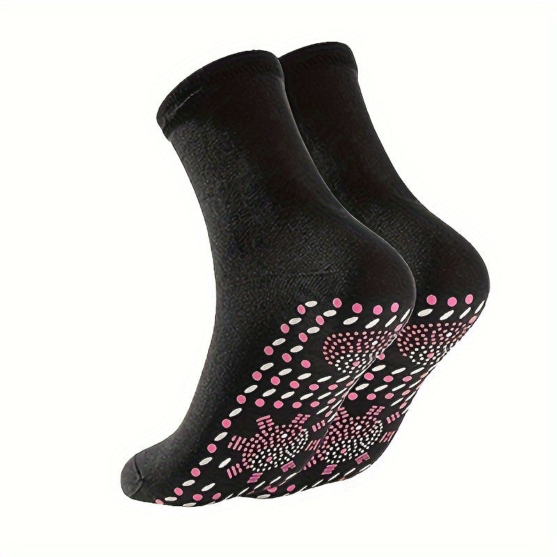 Men's Winter Hiking Socks Foot Massage Coldproof Sweat Absorbing