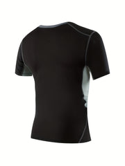 Breathable Quick Dry Sports T-shirt Men's Casual High Stretch Tee Shirt