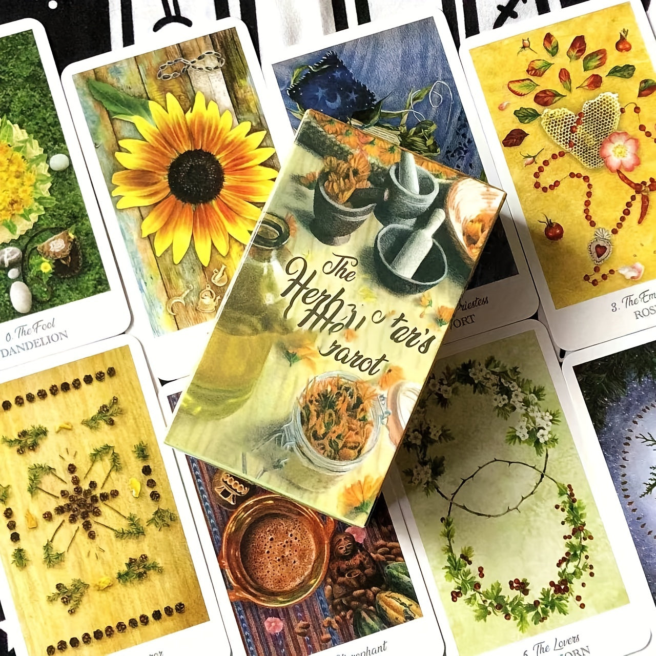 Herbcrafters Tarot Card Board Game Family Friends Gathering Funny Card Game