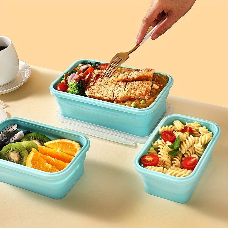 Leakproof Silicone Insulated Lunch Box for Office Workers