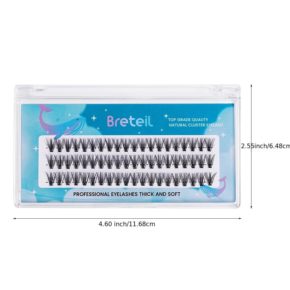 10mm Cluster False Eyelashes 60 Pcs 0.10C Volume 20p Thickness Eyelash Extension