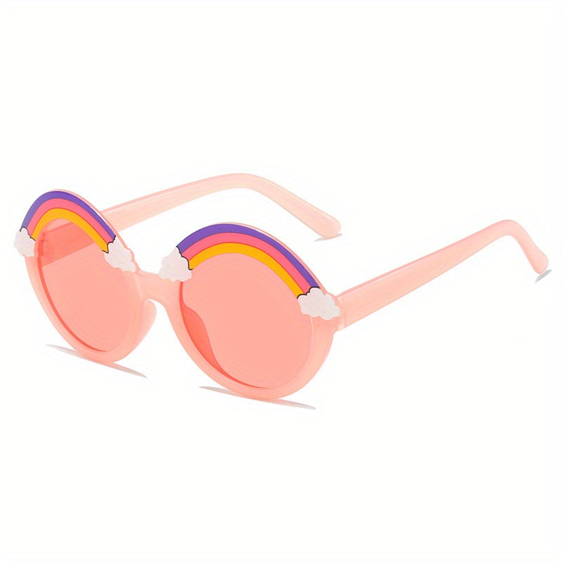 Rainbow Shaped Frame Sunglasses UV Protection Decorative Accessories