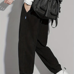 Men's Tapered Joggers Drawstring Corduroy Pants