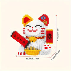 Lucky Cat Building Blocks Educational Puzzle Toys