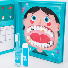 Wooden Dentist Playset for Ages 3 Educational Dental Role Play Game