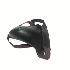 Men's Boxing Groin Protector Adjustable PU Leather Maximum Protection