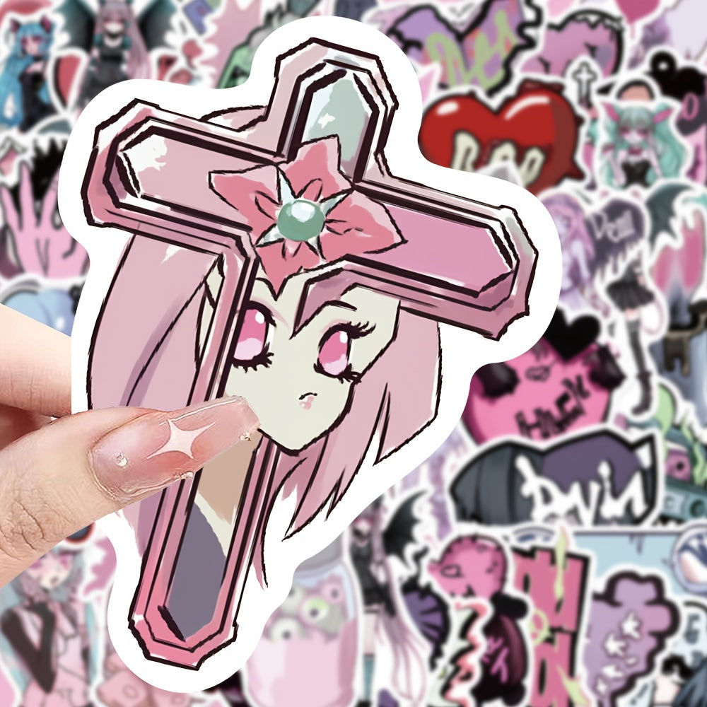 50pcs Hot Lady Series Graffiti Stickers DIY Sticker