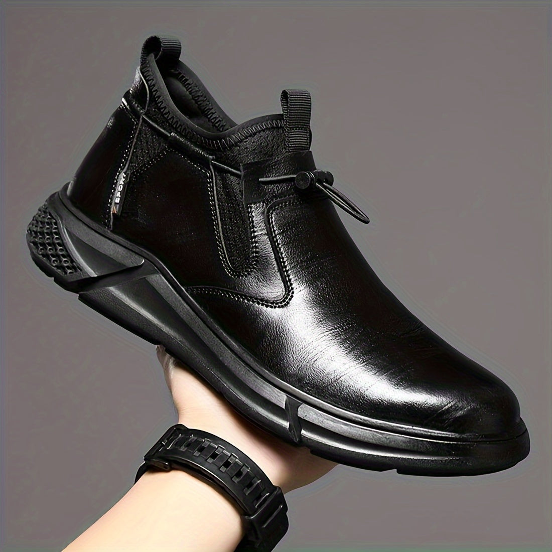 Men's Waterproof Leather Work Boots Non Slip Industrial Outdoor