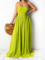 Off Shoulder Jumpsuit Plus Size with Pockets Women's Casual Loose Jumpsuit