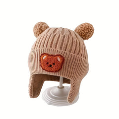 Kids Knitted Hat Winter Beanie Warm Baby Hat