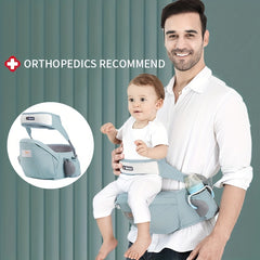 All Seasons Baby Carrier with Hip Seat & Lumbar Support
