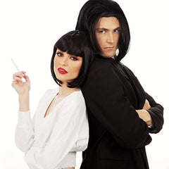 Natural Short Hair Synthetic Wigs for Men and Women
