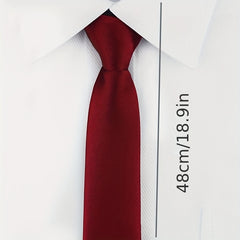 Men's Casual Slim Zipper Neck Tie