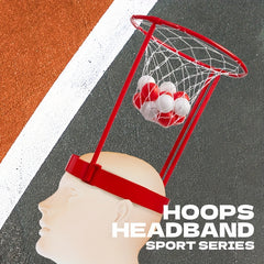 Adjustable Basketball Net Headband with 20 Balls - Party Games
