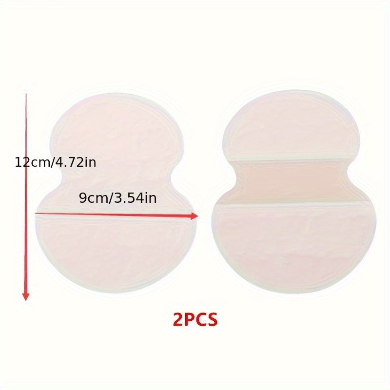 Thin Sweat Absorption Stickers Antiperspirant Patch Underarm Sweat, Pack of 2