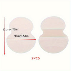 Thin Sweat Absorption Stickers Antiperspirant Patch Underarm Sweat, Pack of 2