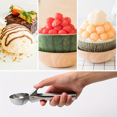 Stainless Steel Ice Cream Scoop and Ball Digger - Multifunctional Tool